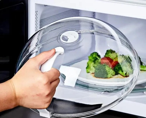 Tall clear microwave - microwave, splatter