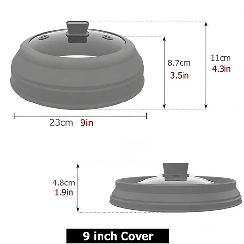 Microwave splatter cover glass - splatter,