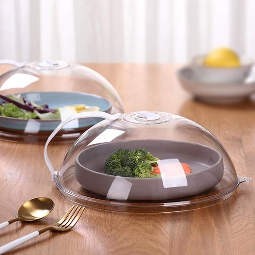 Microwave cover with handle - with,