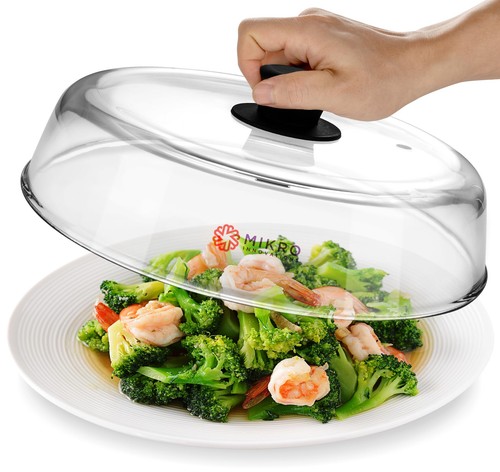 Glass microwave splatter cover - glass,