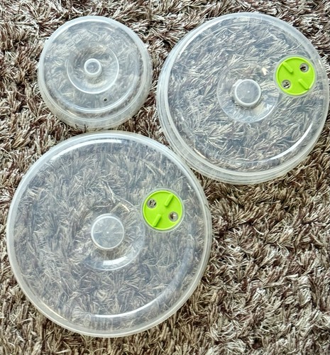 Microwave food plate covers - food,