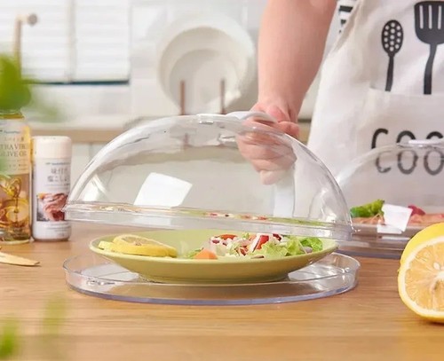 Tall clear microwave splatter - clear,