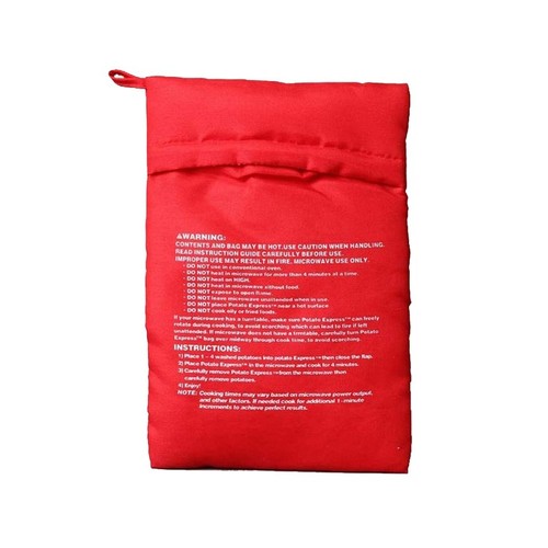Microwave potato bag - potato, reusable