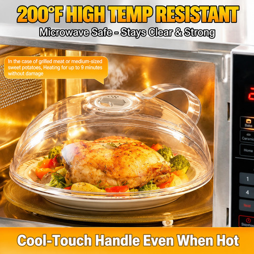 Microwave plate cover food - cover,