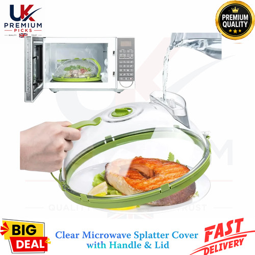 Clear microwave splatter cover - clear,