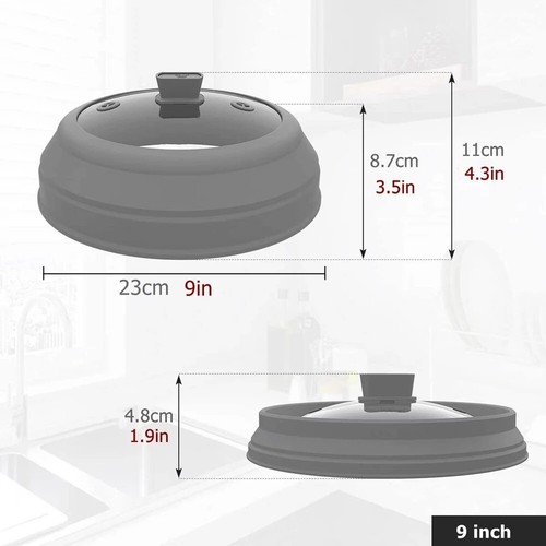 Microwave splatter cover glass - splatter,