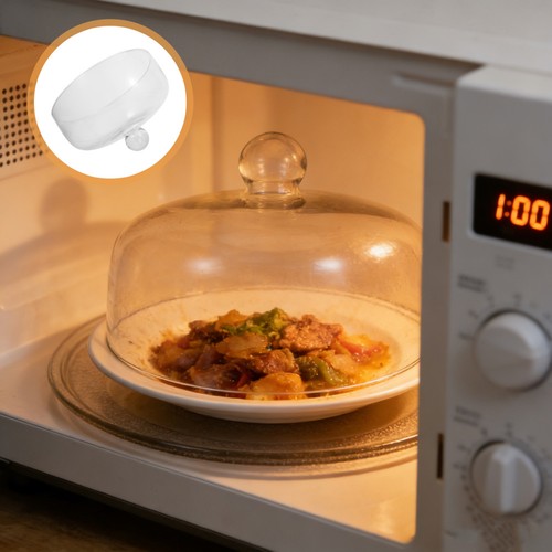 Microwave splash cover with - ,